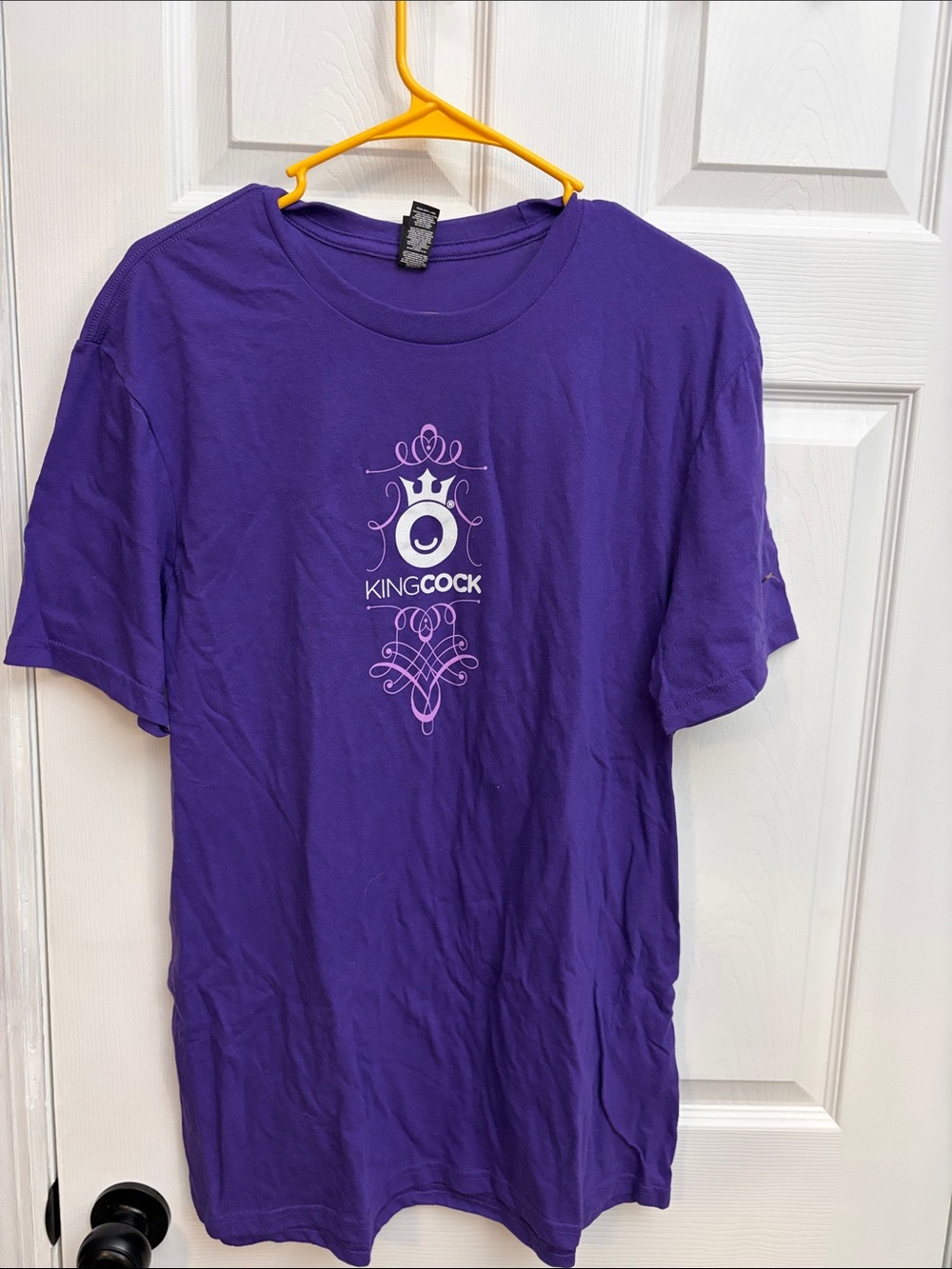Kingcock Purple Short Sleeve Graphic Tee